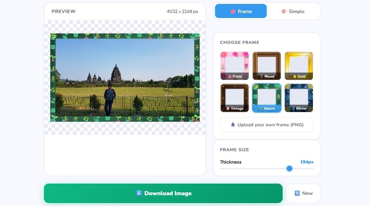 Add Border & Frame to Image Online Free